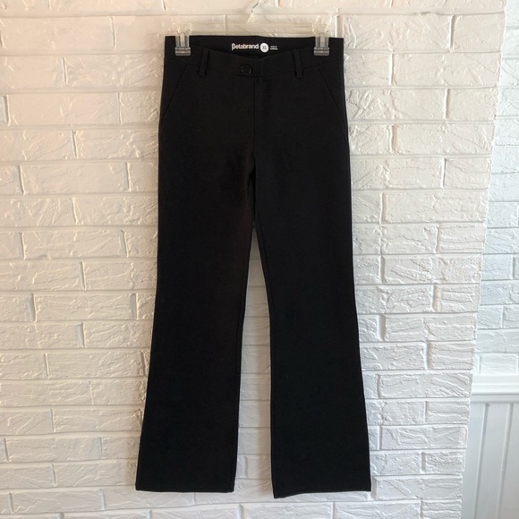 Betabrand Black Bootcut Dress Pants - Picture 9 of 10